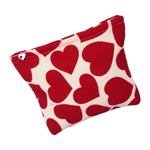 Aufbewahrungstasche mit Kordelzug, schöne Make-up-Tasche, Reise-Kosmetiktasche, großes Fassungsvermögen, Kulturbeutel, Herzform, Waschmittel für Damen, Kulturbeutel, großes Fassungsvermögen von Kelisdi