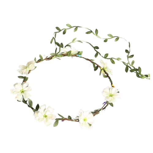 Brautblumenkrone für Hochzeit, Blumen-Haarbänder, Braut-Stirnbänder, Blumengirlanden, Krone, Haarkranz von Kelisdi