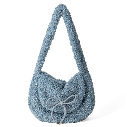 Damen-Handtasche mit Klappe, koreanische Stile, Schultertasche, Plüsch-Achseltasche, Damen-Obergriff, Herbst, Winter, Unterarm, koreanische Stile, Schulter für Damen, Klappe, Achselhöhle, Herbst Damen-Handtasche mit Klappe, koreanische Stile, Schultertasche, Plüsch-Achseltasche, Damen-Obergriff, Herbst, Winter, Unterarm, koreanische Stile, Schulter für Damen, Klappe, Achselhöhle, Herbst von Kelisdi
