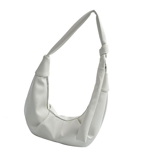 Damen-Umhängetasche aus PU-Leder, große Kapazität, Schultertasche, Knödel, koreanischer Stil, Kuriertasche, koreanischer Stil, Knödel für die Arbeit, beige, One Size Damen-Umhängetasche aus PU-Leder, große Kapazität, Schultertasche, Knödel, koreanischer Stil, Kuriertasche, koreanischer Stil, Knödel für die Arbeit, beige, One Size von Kelisdi