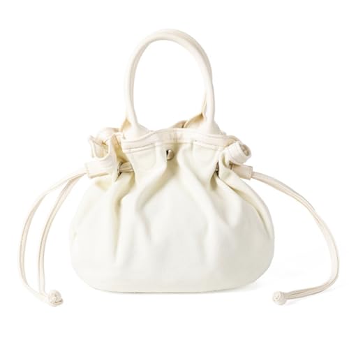 Damentasche, koreanischer Stil, Segeltuch, Kordelzug, Handtasche, All-Matching, Tragegriff oben, einfarbig, Eimer, Damenhandtasche, Kordelzug, Pendeln, einfarbig, Eimer-Griff oben, beige, One Size Damentasche, koreanischer Stil, Segeltuch, Kordelzug, Handtasche, All-Matching, Tragegriff oben, einfarbig, Eimer, Damenhandtasche, Kordelzug, Pendeln, einfarbig, Eimer-Griff oben, beige, One Size von Kelisdi