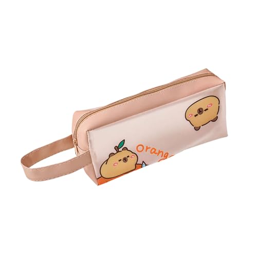 Durchsichtiges Federmäppchen, wasserabweisend, PU-Stifttaschen mit tragbarem Griff, Bleistift-Organizer, Tasche, Reise-Kosmetiktasche, B Durchsichtiges Federmäppchen, wasserabweisend, PU-Stifttaschen mit tragbarem Griff, Bleistift-Organizer, Tasche, Reise-Kosmetiktasche, B von Kelisdi