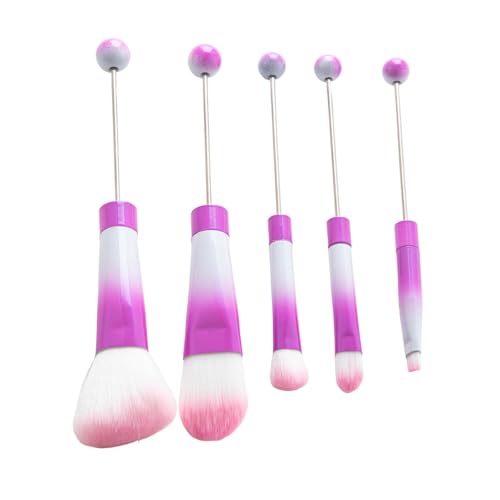 Einzigartiges Make-up-Pinsel-Set mit Metallgriff, Perlen-Make-up-Pinsel für modische Frauen und Mädchen von Kelisdi
