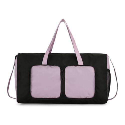 Faltbare Reisetasche mit großer Kapazität für Outdoor-Enthusiasten mit mehreren Fächern, faltbar, Sport, Turnbeutel, Wandern, Camping, faltbare Tasche, violett, Mass Beauty Faltbare Reisetasche mit großer Kapazität für Outdoor-Enthusiasten mit mehreren Fächern, faltbar, Sport, Turnbeutel, Wandern, Camping, faltbare Tasche, violett, Mass Beauty von Kelisdi
