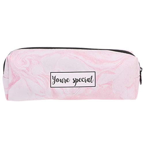 Federmäppchen aus Marmor-PU, mit Reißverschluss, tragbare Make-up-Tasche, Reise-Toilettenartikel für Mädchen, Frauen, Studenten, Federmäppchen für Kinder, a Federmäppchen aus Marmor-PU, mit Reißverschluss, tragbare Make-up-Tasche, Reise-Toilettenartikel für Mädchen, Frauen, Studenten, Federmäppchen für Kinder, a von Kelisdi