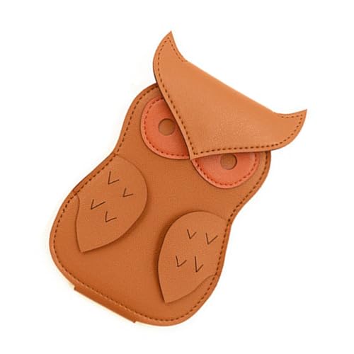 Kelisdi Aufbewahrungstasche für Gitarrenplektren, Gitarrenplektren-Halter, PU-Leder, Gitarrenplektren-Organizer, Plektrumhalter, hellbraun von Kelisdi