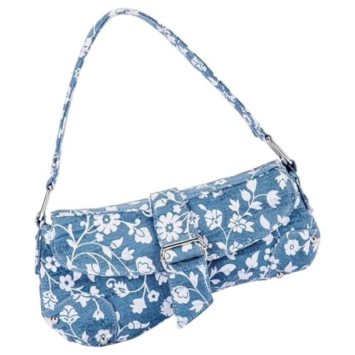 Kelisdi Damen Pendlertasche, modische Achseltasche, Shopping, stilvolle Handtaschen, Retro-Schultertasche, einfache Achselhöhle, stilvolle Handtasche und Geldbörse, Retro-Schulter, blau, One Size Kelisdi Damen Pendlertasche, modische Achseltasche, Shopping, stilvolle Handtaschen, Retro-Schultertasche, einfache Achselhöhle, stilvolle Handtasche und Geldbörse, Retro-Schulter, blau, One Size von Kelisdi