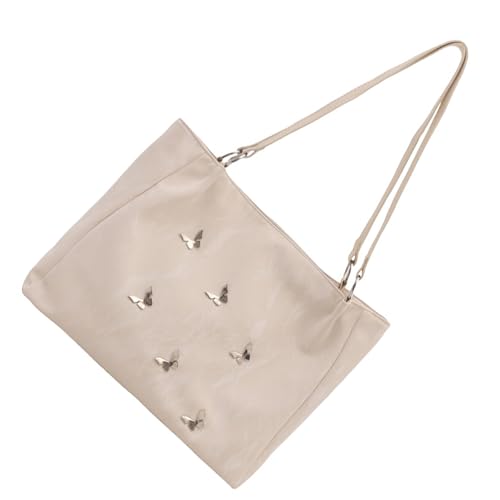 Kelisdi Damen Schultertasche PU Leder Achseltasche Herbst Winter Handtasche All-Matching Achsel Studenten Schule für Winter Frauen Große Kapazität Achsel Herbst Schulter Schmetterling Handtasche, weiß Kelisdi Damen Schultertasche PU Leder Achseltasche Herbst Winter Handtasche All-Matching Achsel Studenten Schule für Winter Frauen Große Kapazität Achsel Herbst Schulter Schmetterling Handtasche, weiß von Kelisdi