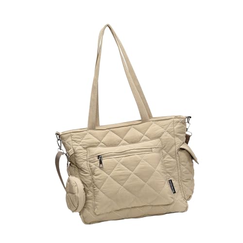 Kelisdi Damentasche Herbst Winter Schultertasche Große Kapazität Crossbody Gesteppt Pendeln Einkaufen Messenger Herbst Winter Crossbody für Frauen Große Kapazität Schulter Reise Fitnessstudio, khaki Kelisdi Damentasche Herbst Winter Schultertasche Große Kapazität Crossbody Gesteppt Pendeln Einkaufen Messenger Herbst Winter Crossbody für Frauen Große Kapazität Schulter Reise Fitnessstudio, khaki von Kelisdi