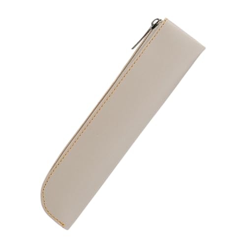 Kelisdi Federmäppchen aus PU-Leder mit Reißverschlüssen, einfaches Federmäppchen, großes Fassungsvermögen, Stiftetasche, Organizer, Beutel, PU-Leder, einfacher Schul- und Bürobedarf, Bienenweiß Kelisdi Federmäppchen aus PU-Leder mit Reißverschlüssen, einfaches Federmäppchen, großes Fassungsvermögen, Stiftetasche, Organizer, Beutel, PU-Leder, einfacher Schul- und Bürobedarf, Bienenweiß von Kelisdi