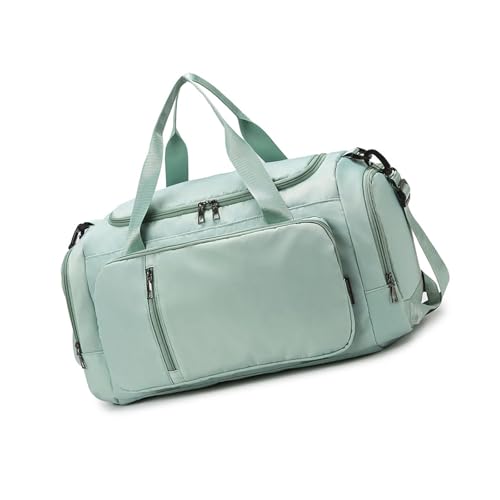 Kelisdi Funktionelle praktische Sporttasche aus Oxford-Gewebe, Schuhfach für Schwimmen, Camping, Trekking und tägliches Pendeln, grün, One Size Kelisdi Funktionelle praktische Sporttasche aus Oxford-Gewebe, Schuhfach für Schwimmen, Camping, Trekking und tägliches Pendeln, grün, One Size von Kelisdi