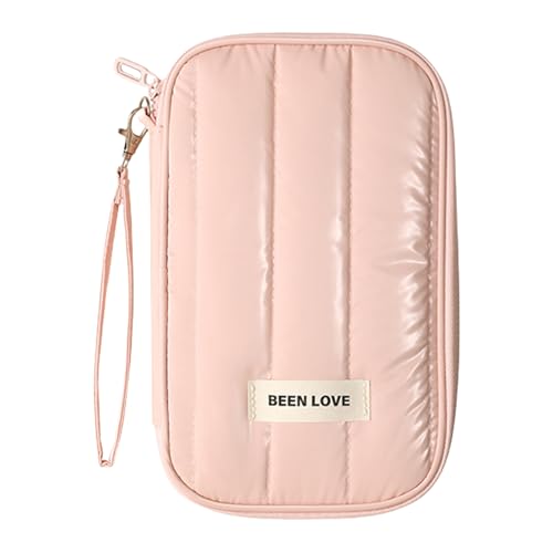 Kelisdi Kartenhalter Stilvolle Geldbörse Kartenhalter Tragbare Hülle Kleingeld Geldbörse Große Kapazität Aufbewahrungstasche Tragbare Münztasche Stilvolle Kleingeld Große Kapazität, a, Mass Beauty von Kelisdi