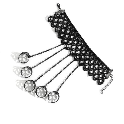 Kelisdi Kette Punk Quasten mit Sklaven-Gotik Handgeschirr Handgelenk Kette von Kelisdi