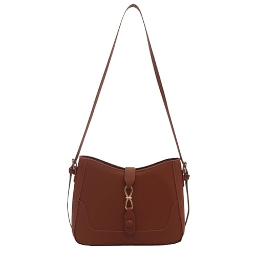 Kelisdi Kleine Damen-Handtasche mit verstellbarem Riemen, Schultertasche, PU-Leder, Crossbody-Tasche, geeignet für verschiedene Anlässe, Pendlertasche, braun, One Size Kelisdi Kleine Damen-Handtasche mit verstellbarem Riemen, Schultertasche, PU-Leder, Crossbody-Tasche, geeignet für verschiedene Anlässe, Pendlertasche, braun, One Size von Kelisdi
