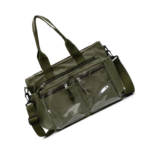 Kelisdi Modische Damen-Nylon-Umhängetasche, lässige Crossbody-Tasche mit verstellbarem Riemen und reichlich Stauraum für den täglichen Gebrauch, mehrere Taschen, grün, One Size Kelisdi Modische Damen-Nylon-Umhängetasche, lässige Crossbody-Tasche mit verstellbarem Riemen und reichlich Stauraum für den täglichen Gebrauch, mehrere Taschen, grün, One Size von Kelisdi