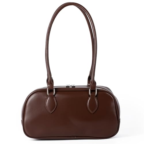 Kelisdi Modische Handtasche aus PU-Leder für Abendveranstaltungen, trendige koreanische Umhängetasche, Handtasche für Party, Hochzeit, Cocktail, Achsel-Geldbörse, moderne Handtasche, coffee, One Size von Kelisdi