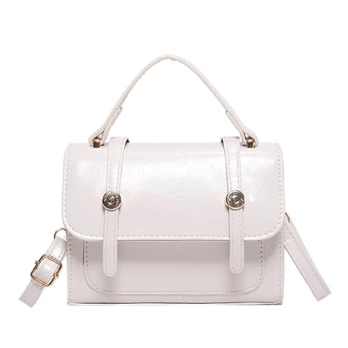 Kelisdi Modische Umhängetasche aus PU-Kunststoff, für trendige Frauen und Profis, die einen unverwechselbaren Look suchen, trendige Damenhandtasche, weiß, One Size Kelisdi Modische Umhängetasche aus PU-Kunststoff, für trendige Frauen und Profis, die einen unverwechselbaren Look suchen, trendige Damenhandtasche, weiß, One Size von Kelisdi