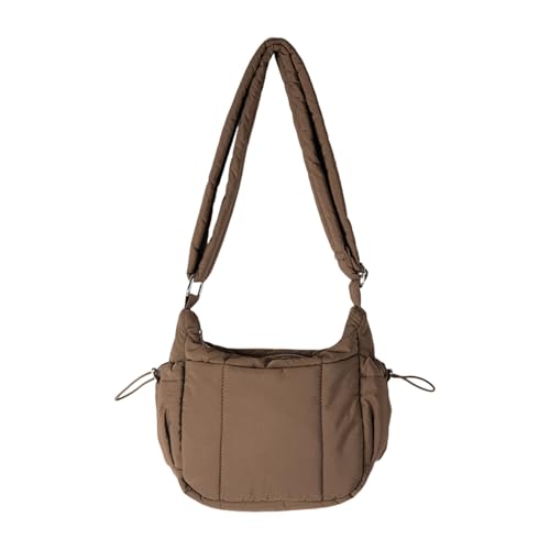 Kelisdi Modische gesteppte Tasche für Damen, geräumige und praktische Umhängetasche, Schultertasche, ideal für Arbeit oder Freizeit, Reisen, modische Tasche für Erwachsene, coffee, One Size Kelisdi Modische gesteppte Tasche für Damen, geräumige und praktische Umhängetasche, Schultertasche, ideal für Arbeit oder Freizeit, Reisen, modische Tasche für Erwachsene, coffee, One Size von Kelisdi