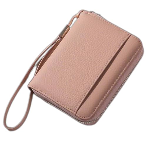 Kelisdi Modische kurze Geldbörse für Damen, Münztasche, Kunstleder, kleine Geldbörse, Kreditkartenetui mit Reißverschluss, mehrere Kartenfächer, Etui für Karten und, a, Mass Beauty von Kelisdi