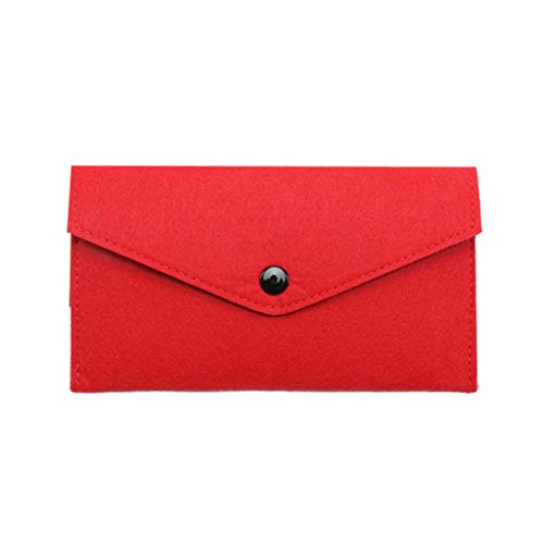 Kelisdi Multifunktionale Kartentasche, verschleißfeste Handytasche, tragbare Filztasche, Brieftasche, Reisepasstasche, Stanzformen für Kartenherstellung, rot, Mass Beauty Kelisdi Multifunktionale Kartentasche, verschleißfeste Handytasche, tragbare Filztasche, Brieftasche, Reisepasstasche, Stanzformen für Kartenherstellung, rot, Mass Beauty von Kelisdi