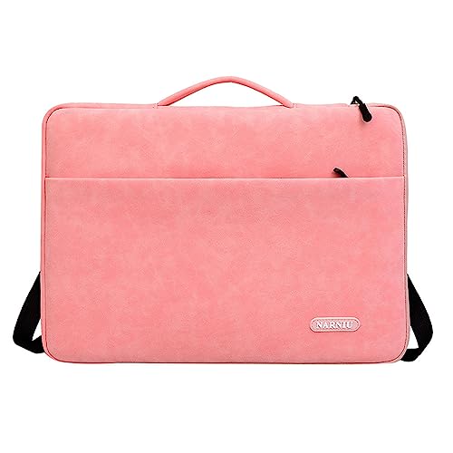 Kelisdi PU-Laptop-Tasche, Schulter-Tragetaschen für 30,5 cm (12 - 14 - 16 Zoll) Computer-Notebook-Hülle für Notebook-Hülle, schützend, stoßfest, Handtasche, Laptoptasche mit Griff, B, One Size von Kelisdi