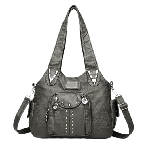 Kelisdi Stilvolle, lässige Unterarmtasche, PU-Leder, Schultertaschen, funktionale Handtasche, große Kapazität, verstellbarer Riemen, für den täglichen Gebrauch, modische Crossbody-Tasche, grau, One Kelisdi Stilvolle, lässige Unterarmtasche, PU-Leder, Schultertaschen, funktionale Handtasche, große Kapazität, verstellbarer Riemen, für den täglichen Gebrauch, modische Crossbody-Tasche, grau, One von Kelisdi