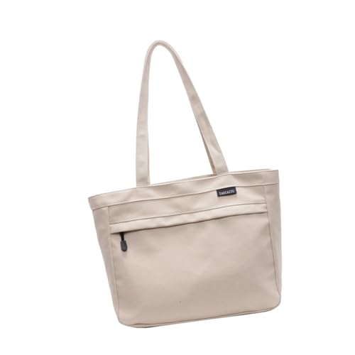 Kelisdi Trendige Damen-Umhängetasche, Segeltuch, Unterarm-Geldbörse, geräumige Handtasche, geeignet für Arbeit, Freizeit, Reisen und besondere Anlässe, Lehrertasche, Beige Grau, One Size Kelisdi Trendige Damen-Umhängetasche, Segeltuch, Unterarm-Geldbörse, geräumige Handtasche, geeignet für Arbeit, Freizeit, Reisen und besondere Anlässe, Lehrertasche, Beige Grau, One Size von Kelisdi