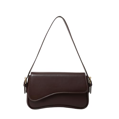Kelisdi Trendige Umhängetasche aus PU-Leder für Damen und Mädchen, umwandelbare Umhängetasche, lässige Handtasche, Achsel-Geldbörse, Alltags-Handtasche, coffee, One Size Kelisdi Trendige Umhängetasche aus PU-Leder für Damen und Mädchen, umwandelbare Umhängetasche, lässige Handtasche, Achsel-Geldbörse, Alltags-Handtasche, coffee, One Size von Kelisdi