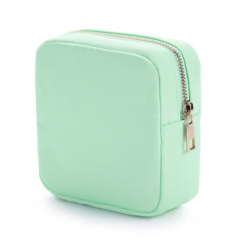 Kompakte und stilvolle Make-up-Tasche aus Nylon, Kosmetiktasche, Kulturbeutel, Organizer für Damen, Make-up-Organizer, grün, Mass Beauty Kompakte und stilvolle Make-up-Tasche aus Nylon, Kosmetiktasche, Kulturbeutel, Organizer für Damen, Make-up-Organizer, grün, Mass Beauty von Kelisdi