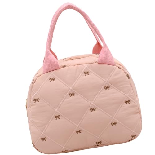 Kosmetiktasche mit schönen Schleifen, großes Fassungsvermögen, Kulturbeutel, Hautpflege, Reisewäsche für Damen, schöne Schleifen, Make-up, Kulturbeutel, Handwäsche, Reisekosmetik, a, Mass Beauty von Kelisdi