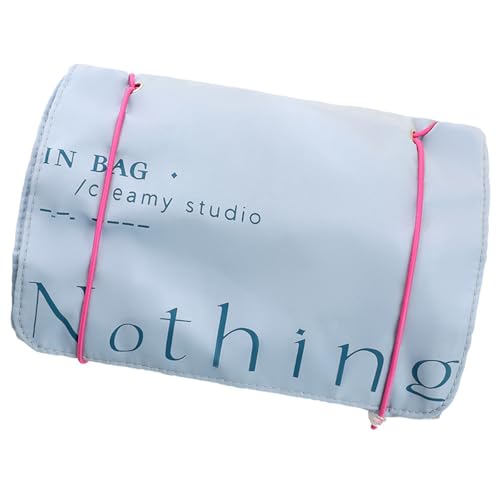 Make-up-Pinsel-Etui, Kulturbeutel, großes Fassungsvermögen, abnehmbare Kosmetik-Kulturbeutel, Organizer, große Kapazität, Kosmetiktasche, Reisekoffer, hellblau, Mass Beauty Make-up-Pinsel-Etui, Kulturbeutel, großes Fassungsvermögen, abnehmbare Kosmetik-Kulturbeutel, Organizer, große Kapazität, Kosmetiktasche, Reisekoffer, hellblau, Mass Beauty von Kelisdi