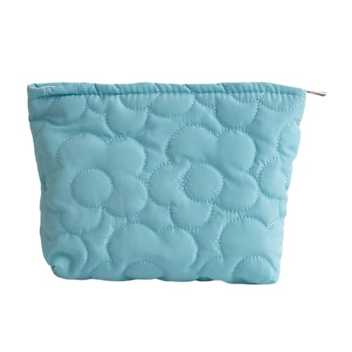 Make-up-Tasche für Damen, aus Nylon, große Kapazität, Kulturbeutel, lässige Handtasche zum Organisieren von Kosmetikartikeln für Reisen, blau, Mass Beauty Make-up-Tasche für Damen, aus Nylon, große Kapazität, Kulturbeutel, lässige Handtasche zum Organisieren von Kosmetikartikeln für Reisen, blau, Mass Beauty von Kelisdi