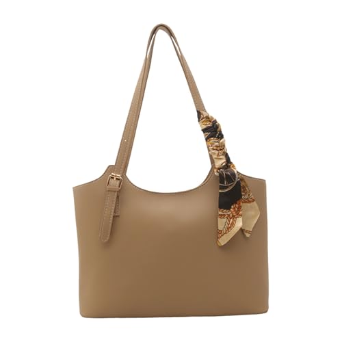 Modische Pendlertasche, Retro-Stil, Tragegriff oben, PU-Leder, Umhängetasche, lässige Handtasche für Damen und Studenten, modische Unterarmtasche, khaki, One Size Modische Pendlertasche, Retro-Stil, Tragegriff oben, PU-Leder, Umhängetasche, lässige Handtasche für Damen und Studenten, modische Unterarmtasche, khaki, One Size von Kelisdi
