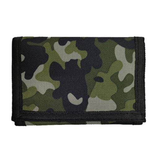 PU-Geldbörse mit Kette, modischer und funktionaler Kartenhalter, hält Ihre Wertsachen sicher auf Reisen, camouflage grün, Mass Beauty PU-Geldbörse mit Kette, modischer und funktionaler Kartenhalter, hält Ihre Wertsachen sicher auf Reisen, camouflage grün, Mass Beauty von Kelisdi