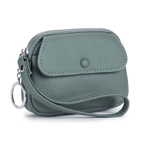 Stilvolle und tragbare Münzbörse für Damen und Herren, Schlüsselanhänger, Geldtasche, Kleingeldtasche, solide Geldbörse für den täglichen Gebrauch, Münzbeutel, Sammler, grün, Mass Beauty Stilvolle und tragbare Münzbörse für Damen und Herren, Schlüsselanhänger, Geldtasche, Kleingeldtasche, solide Geldbörse für den täglichen Gebrauch, Münzbeutel, Sammler, grün, Mass Beauty von Kelisdi