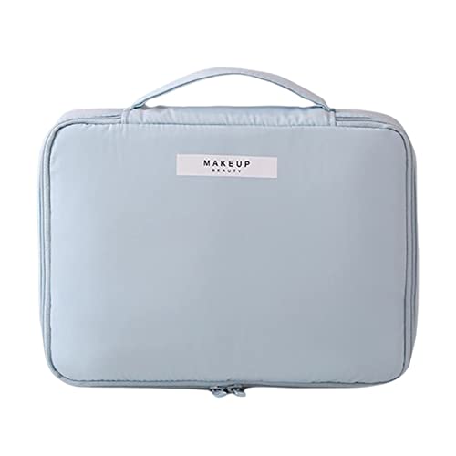 Tragbare Make-up-Tasche mit Reißverschluss für Damen, Kosmetiktasche, Reise-Organizer, Make-up-Tasche, Mädchen, einfache modische Aufbewahrungsbox, Handtasche, Schutzhülle, Organizer, Kosmetiktaschen von Kelisdi