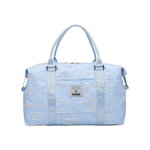 Wasserabweisender Mehrzweck-Turnbeutel, großes Fassungsvermögen, Reisetasche, mit Nass- und Trockenfach für Sport, Fitness, kurze Reisen, organisierter Turnbeutel für kurze Aufenthalte, blau, Mass Wasserabweisender Mehrzweck-Turnbeutel, großes Fassungsvermögen, Reisetasche, mit Nass- und Trockenfach für Sport, Fitness, kurze Reisen, organisierter Turnbeutel für kurze Aufenthalte, blau, Mass von Kelisdi
