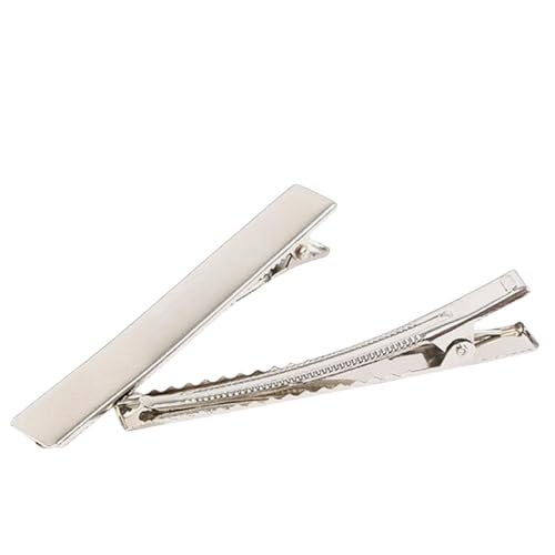 KELISSY PARIS 30 Stück Krokodilklemmen, 55 mm, Metall, Alligator-Haarspange, rutschfest, für Frauen und Mädchen (30 Stück) von Kelissy Paris