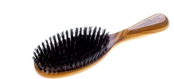 Keller Olivenholz Haarbürste 9-rhg oval Keller Olivenholz Haarbürste 9-rhg oval von Keller Bürsten