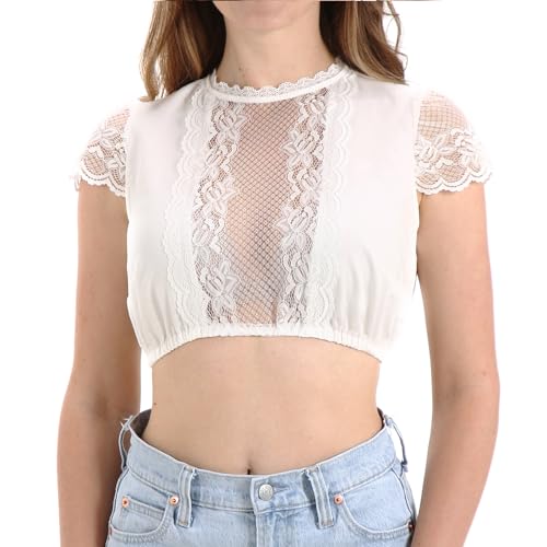 Kelliar Dirndlbluse Weiß Spitze Trachtenbluse Damen Dirndl Bluse für Bavarian Oktoberfest Oktoberfest Größe 40 Kelliar Dirndlbluse Weiß Spitze Trachtenbluse Damen Dirndl Bluse für Bavarian Oktoberfest Oktoberfest Größe 40 von Kelliar