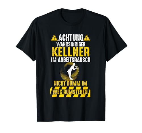 Kellner Outfit für Oberkellner Restaurant Imbiss Kellner Oberkellner Ober Gastro Kellnern Restaurant T-Shirt Schwarz M Medium Novalty T-Shirt mit Rundhalsausschnitt und Kurzärmeln für Herren Kellner Outfit für Oberkellner Restaurant Imbiss Kellner Oberkellner Ober Gastro Kellnern Restaurant T-Shirt Schwarz M Medium Novalty T-Shirt mit Rundhalsausschnitt und Kurzärmeln für Herren von Kellner Outfit für Oberkellner Restaurant Imbiss