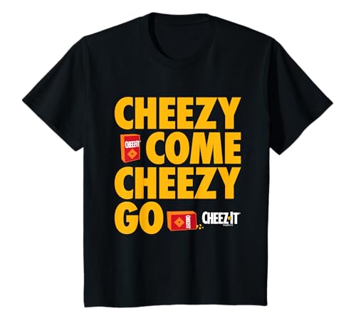 Cheez It Baked Snackcracker Cheezy Come Cheezy Go Kinder T-Shirt von Kellogg's
