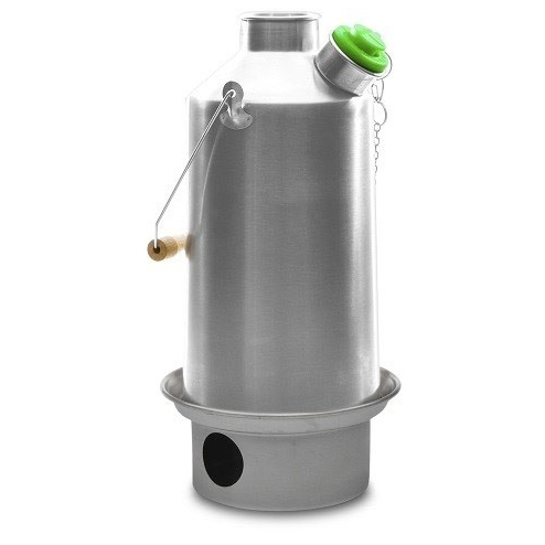 Kelly Kettle - Base Camp Kettle - Trockenbrennstoffkocher Gr 1,6 l stainless steel von Kelly Kettle