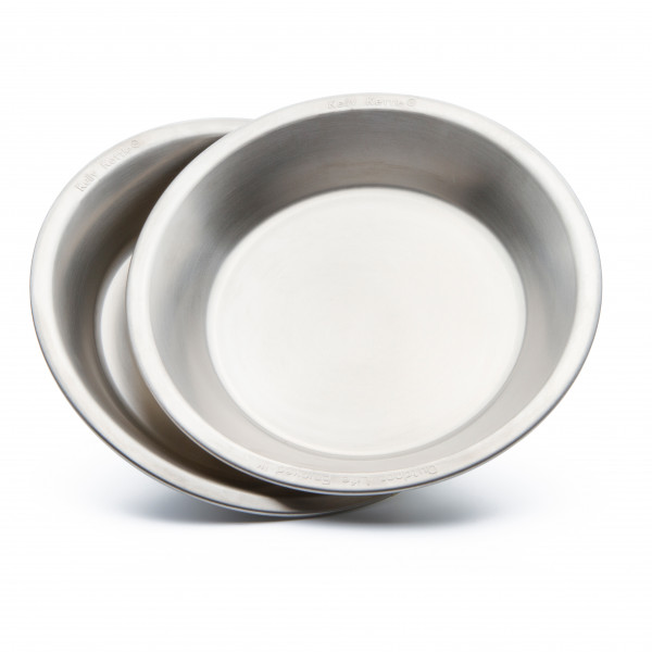 Kelly Kettle - Plate Set - Teller Gr 19,7 cm weiß/grau von Kelly Kettle