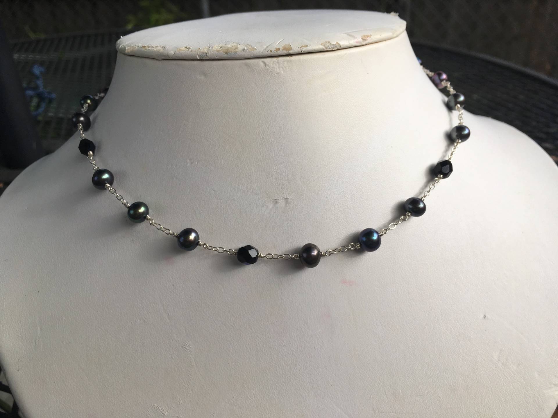 60 % Rabatt Auf Black Pearl/Kristall Tincup 18 "Kette Einzelhandel 110, 00 60 % Rabatt Auf Black Pearl/Kristall Tincup 18 "Kette Einzelhandel 110, 00 von KellyJPearlExpert