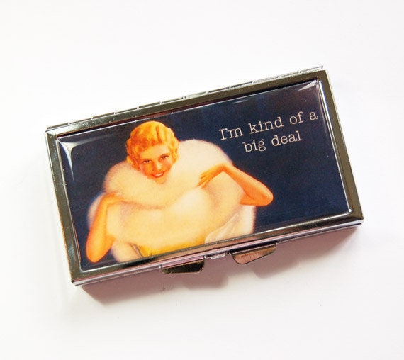 7 Tage Pillendose, Retro Lustige Fächer, Große Sache | 3947 von KellysMagnets