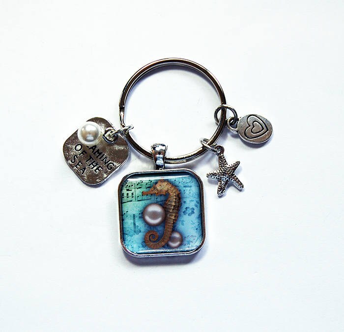 Dreaming Of The Sea Schlüsselanhänger, Beach Living Blau Schlüsselanhänger Für Sie | 7904 von KellysMagnets