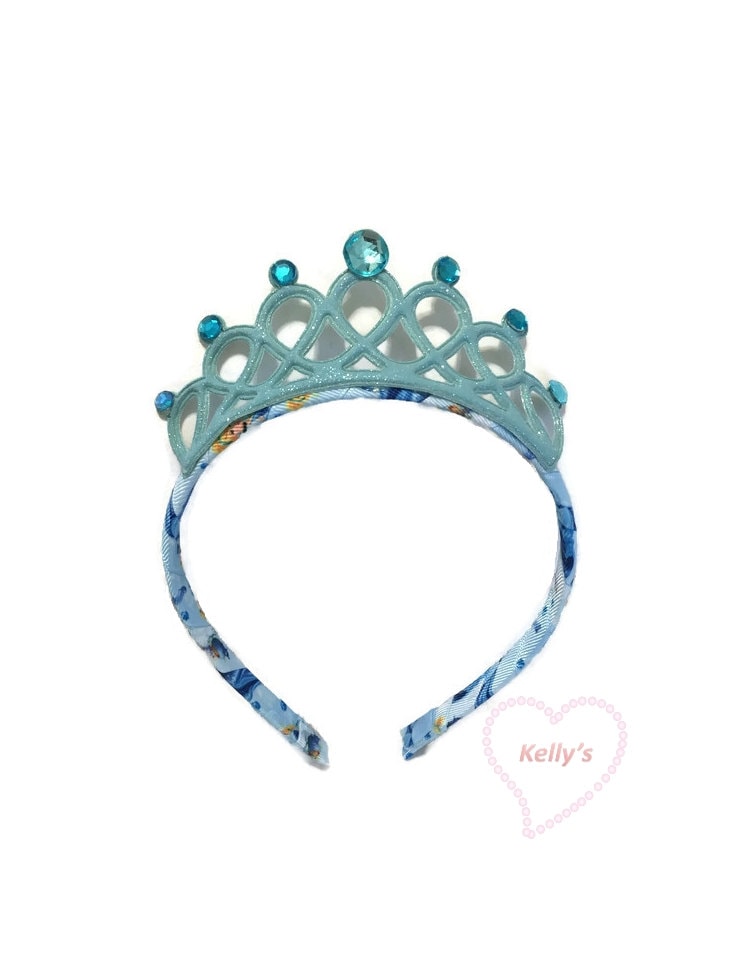 Prinzessin Stirnband, Aschenputtel Stirnband, Prinzessin Tiara, Prinzessin Krone, Glitzerkrone, Kinderkrone, Halloween Kostüm, Geburtstagskrone von KellysPlayRoom