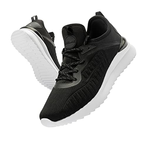 Herren Sneaker Laufschuhe Walkingschuhe Turnschuhe Sportschuhe Freizeit Straßenlaufschuhe Fashion Leichtgewichts Atmungsaktiv Schwarz 40 von Kelme