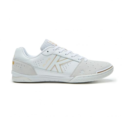 KELME Futsalschuhe Elite, Weiß und Gold, 43 EU von Kelme